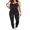 Black, variant on SUNSIOM Women Workout Romper Sheer Mesh Patchwork Sleeveless Backless Yoga Jumpsuit Bodycon Pants