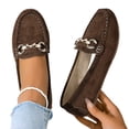 thumbnail image 5 of Willtoo Women Faux Suede Loafers Slip On Soft Comfort Round Toe Moccasin Shoes Spring Fall Casual Flats for Daily Wear, 5 of 5
