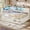 White, variant on Farmhouse Twin Corner Bed with 7 Drawers & Sliding Doors,White Farmhouse Twin Daybed with 2 Tier Side Bookshelves,Hidden Headboard,Led Lights, Charging Station,No Box Spring Needed