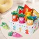 thumbnail image 5 of Juguete sensorial para tirar zanahorias | Actividad de motricidad fina con 6 zanahorias y 6 trapos | Aprendizaje temprano para reconocer colores y números | Tapete de juego reutilizable, 5 of 6