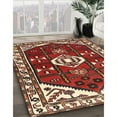 thumbnail image 3 of Ahgly Company Machine Washable Indoor Square Traditional Tomato Red Area Rugs, 4' Square, 3 of 7