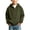 Army Green-02, variant on Nugftut Sweatshirts for Boys Corduroy Full-Zip Hooded Long Sleeve Sweatshirts Size 3-4 Black
