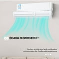 thumbnail image 5 of Air Conditioner Wind Deflector | Foldable Adjustable Wall-Mounted Panel | Universal Fit 25-44 Inch | All Season Cooling Heating | Vibration Damping | Easy Install | 1 Pack, 5 of 9