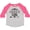 Heather and Hot Pink, variant on Inktastic Nana Girl Granddaughter Girls Toddler T-Shirt