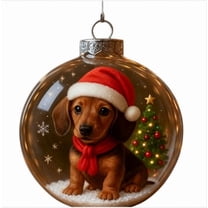 Dog Crystal Ball,Puppy Crystal Ornament,Dog Figurine Snow Globe,Hand-Painted Dog Decoration,Pet-Themed Crystal Ball,Home Decor Dog,Dog Lover Gift,Dog Miniature Display,Magical Dog Scene