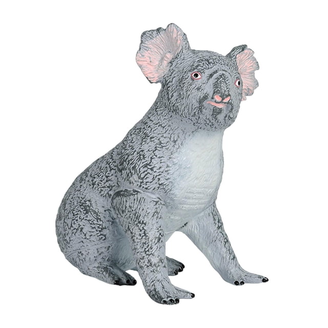 Colección de figuras de koalas, figura de koala para decorar tartas, accesorios fotográficos wombat