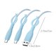 thumbnail image 3 of Protector de silicona para cable de carga | 3 piezas antidobleces y roturas para Lightning, Tipo C y USB | Compatible con teléfonos Android y Apple, 3 of 6