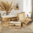thumbnail image 5 of MODE HOME 3 Piece Tree of Life Carved Wooden Keepsake Box Set with Lids, Decorative Storage for Jewelry, Memorabilia and Home Decor, 5 of 9