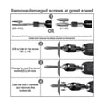 thumbnail image 3 of Ensemble de 22 Pcs Extracteur de Fil d'Acier Haute Vitesse Anti-Fil, 3 of 5