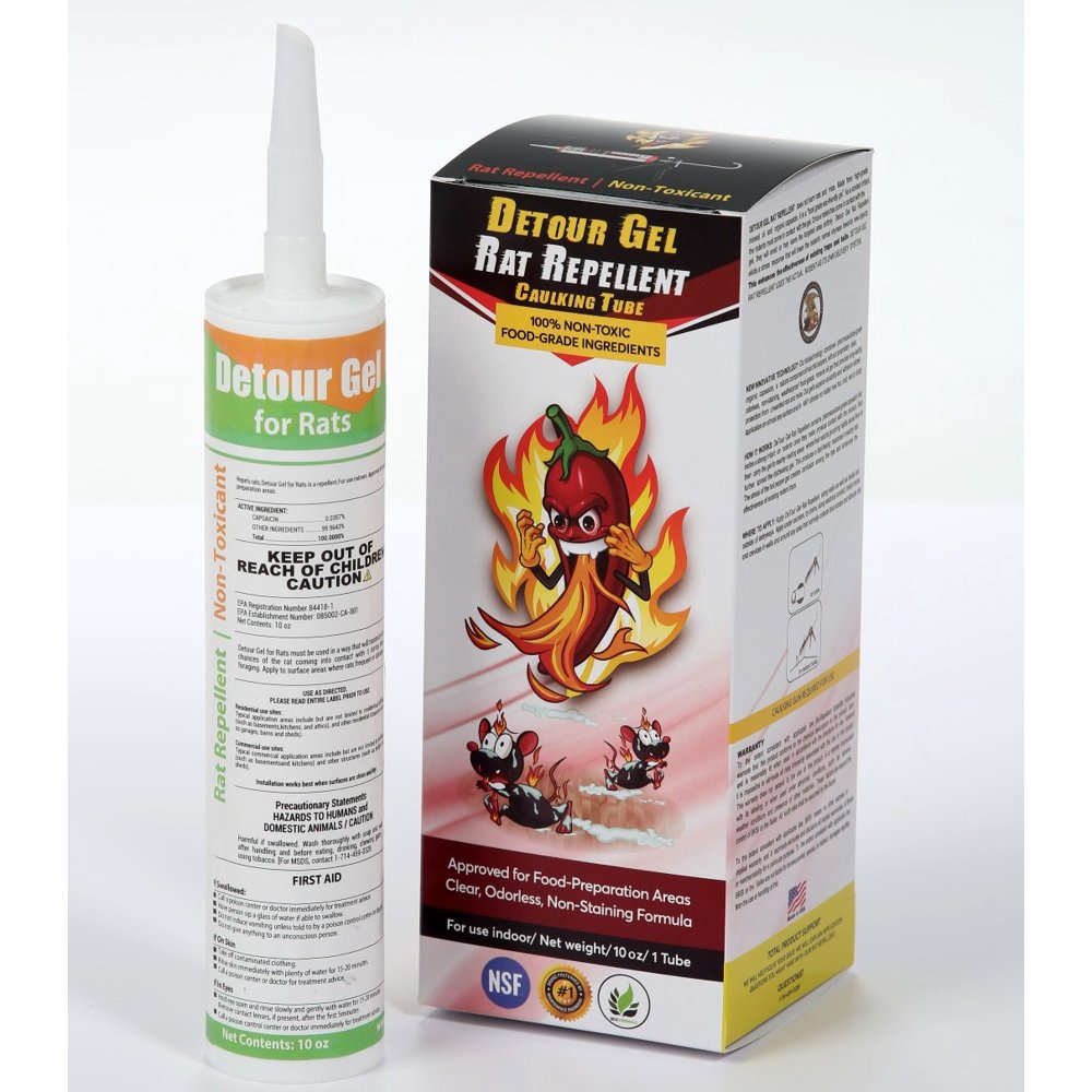 Detour Gel Rat Repellent | Professional Grade Rodent Repellent | 10 oz