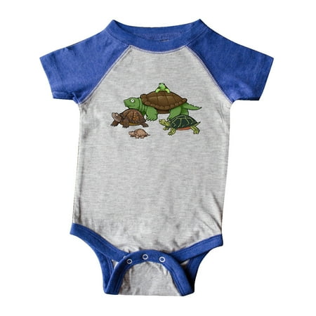 

Inktastic Turtle Parade Gift Baby Boy or Baby Girl Bodysuit