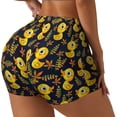 thumbnail image 1 of Fotbe Ducks Shorts Sin Costuras – Shorts Deportivos de Cintura Alta para Mujer, Elásticos para Gimnasio, Yoga, Running o Ciclismo-Small, 1 of 8