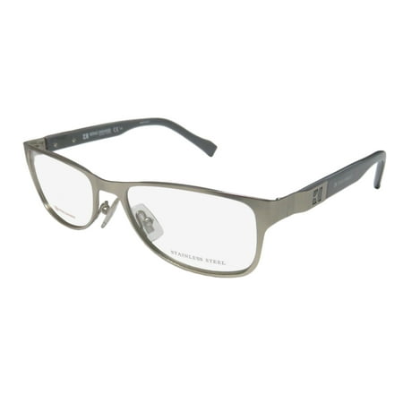 New Hugo Boss Orange 0081 Womens/Ladies Designer Full-Rim Silver / Gray Stainless Steel High-end Trendy Frame Demo Lenses 50-16-140 Eyeglasses/Eyewear
