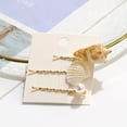 thumbnail image 3 of Seashell Pearl Hairpins Side Bangs Hair Clips Headwear Styling Tools Hair Accessories Beach Hair Barrettes, 3 of 3