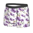 thumbnail image 2 of Wukai Orchids Flowers Print Men’s Underwear Breathable Boxer Briefs,&nbsp;Moisture Wicking & Breathable-Medium, 2 of 7