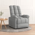 thumbnail image 1 of vidaXL Fauteuil Inclinable Tissu Gris Clair, 1 of 5