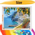 thumbnail image 4 of JYLMOOD Paint by Numbers for Adults Kits, DIY Easy Painting by Numbers for Gift Home Wall Decoration 16x20in without Frame, 4 of 6