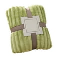 thumbnail image 6 of Xuniizn Blankets, Flannel Throw Blanket for Couch, Thicken Fleece Blanket, Solid Color Microfiber Sherpa Blanket, Machine Washable Super Soft Blanket for Bed, Camping, Pool, Outdoor, 28x39", Green, 6 of 7