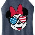 thumbnail image 3 of Disney - Americana - Minnie Flag Glasses - Juniors High Neck Tank Top, 3 of 5