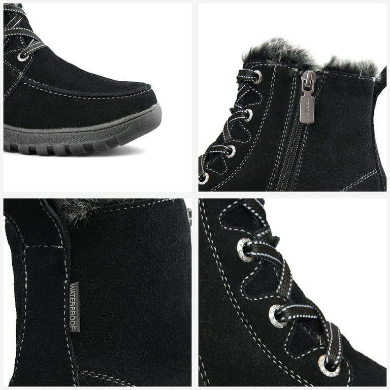 Comfy Moda Women's Waterproof Winter Snow Boots Warsaw Short, Size