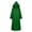 Green-cape cloak, variant on YanHoo Long Hooded Cloak for Adult Men Medieval Robe Women Cape Halloween Cloak Costume Party Outfit
