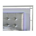 thumbnail image 4 of Sterling Queen Size LED Bed made with Solid wood in Silver, 4 of 5