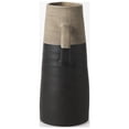 thumbnail image 4 of 10" Rustic Organic Black And Natural Decorative Jug, 4 of 5