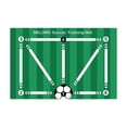 thumbnail image 1 of koolsoo Football Footstep Training Mat Easy Carrying Soccer Training Mat for Indoor E, 1 of 9