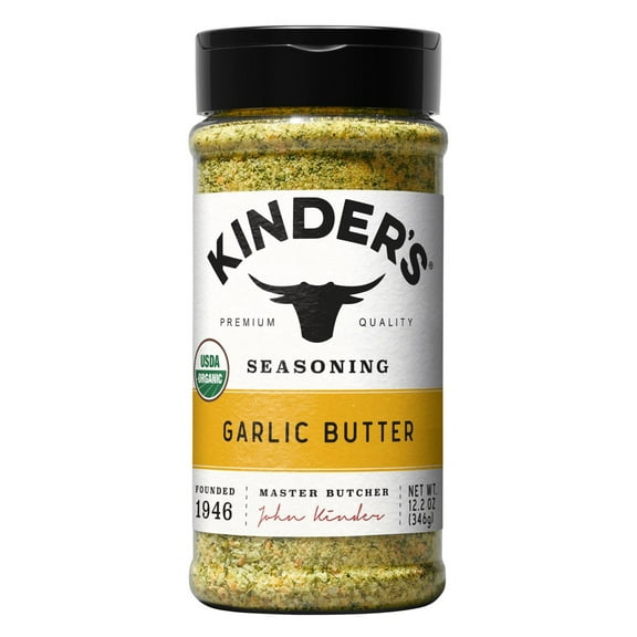 Kinder's Organic Garlic Butter Seasoning, 12.2 Ounce