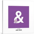 thumbnail image 1 of ARTCANVAS Kids Animal Alphabet And Sign Symbol Canvas Art Print - Size: 36" x 36" (0.75" Deep), 1 of 9