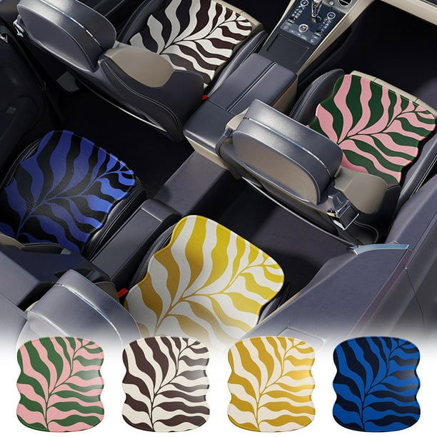 XWSHYW Cojines para Sillas Alfombrilla de Seda de Hielo para Coche, Alfombrilla para Silla de Oficina, Cojín de Asiento Transpirable, Alfombrilla para Silla Giratoria de Ordenador, Alfombrilla Antide