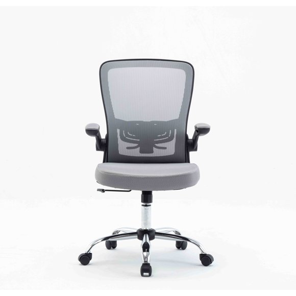 Chaise de Bureau Ergonomique en Maille - Gris