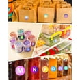 Small Alphabet Stickers Letter A-Z Colorful 1/2 inch Self-Adhesive ...