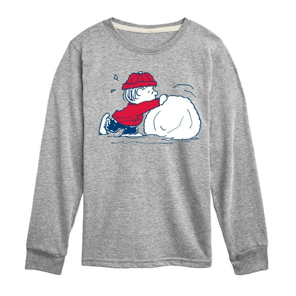 Peanuts - Linus Snowball - Toddler & Youth Long Sleeve Graphic T-Shirt