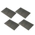 thumbnail image 3 of 4pcs vinilo Placemats posavasos plástico Vintage vajilla Picnic Mat negro Gris Sunnimix Manteles individuales, 3 of 8