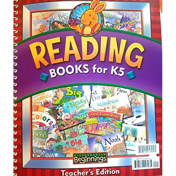 Pre-Owned Reading Books for K5 for Christian Schools (Paperback) 1579247938 9781579247935