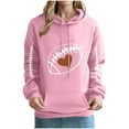 thumbnail image 4 of Hoodies for Women Football Graphic Hoodies Cute Print Hoodie Loose Hoodies Long Sleeve Pocket Pullover S, 4 of 4
