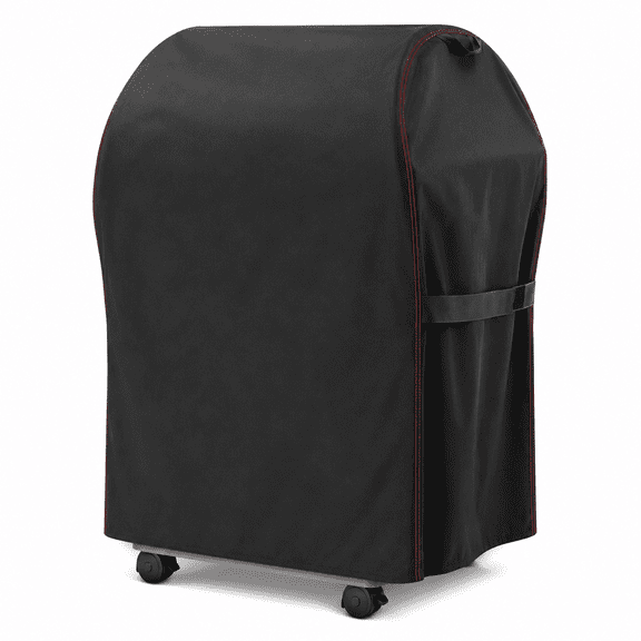 Heavy Duty Waterproof Small Grill Cover,32 inch 2 Burner Gas Grill Cover,fits Grills up to 30'' Wide with Both Side Tables Folded Down,Black