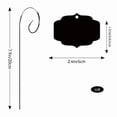 thumbnail image 3 of Blank Diy Acrylic Plant Tag With Stainless Steel Wire Stake, Weather Resistant Waterproof Marking Tag For Outdoor Garden Seed Flower And Potted Plants For Family And Home, 3 of 6