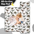 thumbnail image 4 of Dinosaur Names Chart Pattern Teens Toddler Nap Mat with Pillow, Sleeping Mat Bag for Preschool Daycare 60"x20", 4 of 6