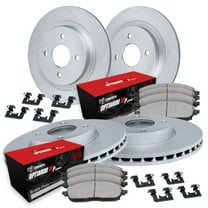 R1 Concepts Wduh2 72015 R1 Brake Rotors Carbon Coated W/ Optimum Oe Pads & Hdw Fits select: 2002-2005 HYUNDAI ELANTRA