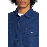 قميص منسوج رفيع رفيع الأكمام من Obey NAVY Jasper ، صغير في الولايات المتحدة