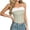 Green, variant on Women's Y2K Spaghetti Strap Halter Built In Bra Lace Patchwork Sleeveless Tank Tops Stylish Casual Camisoles (Free Size, White)
