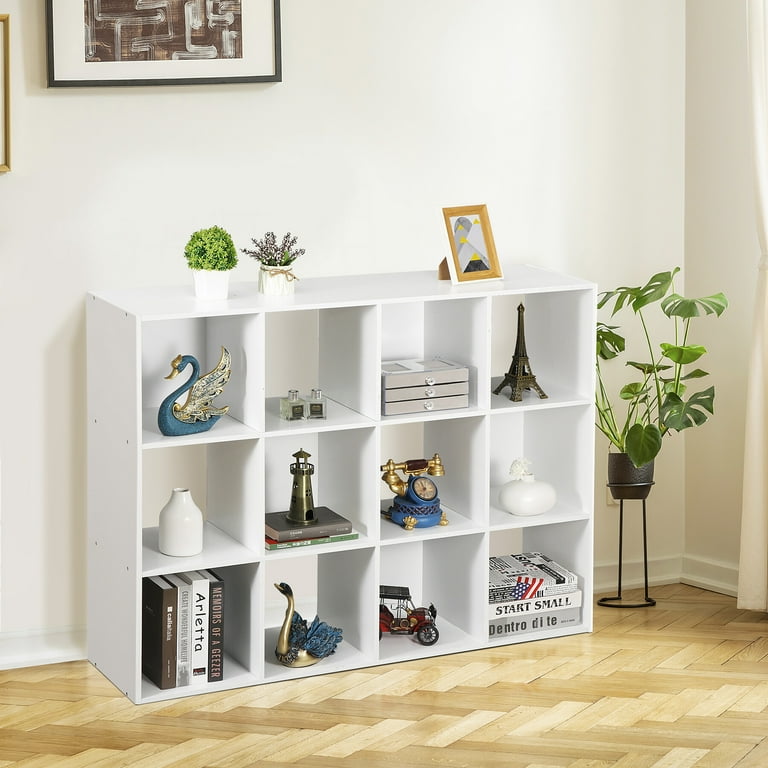 ZENSTYLE Wooden 12 Cubic Unit Cubby Shelf Organizer
