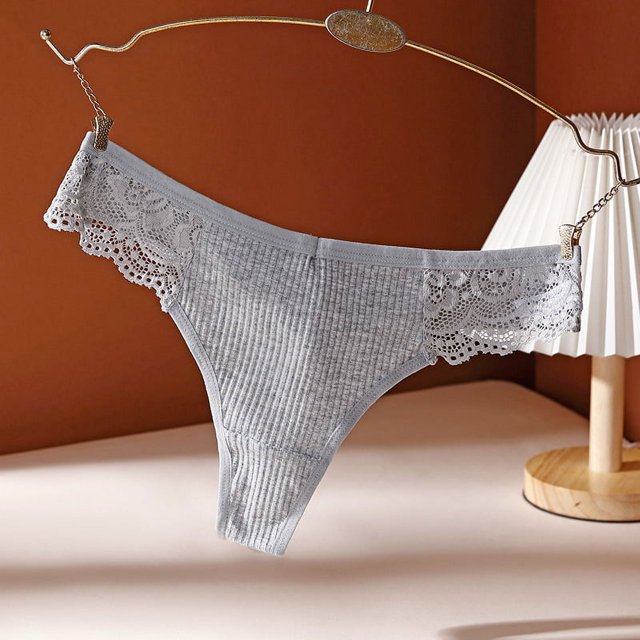 Lencería de algodón para mujer, tanga deportiva sexy, sin costuras, transpirable, lencería de talla grande, puro deseo para mujer