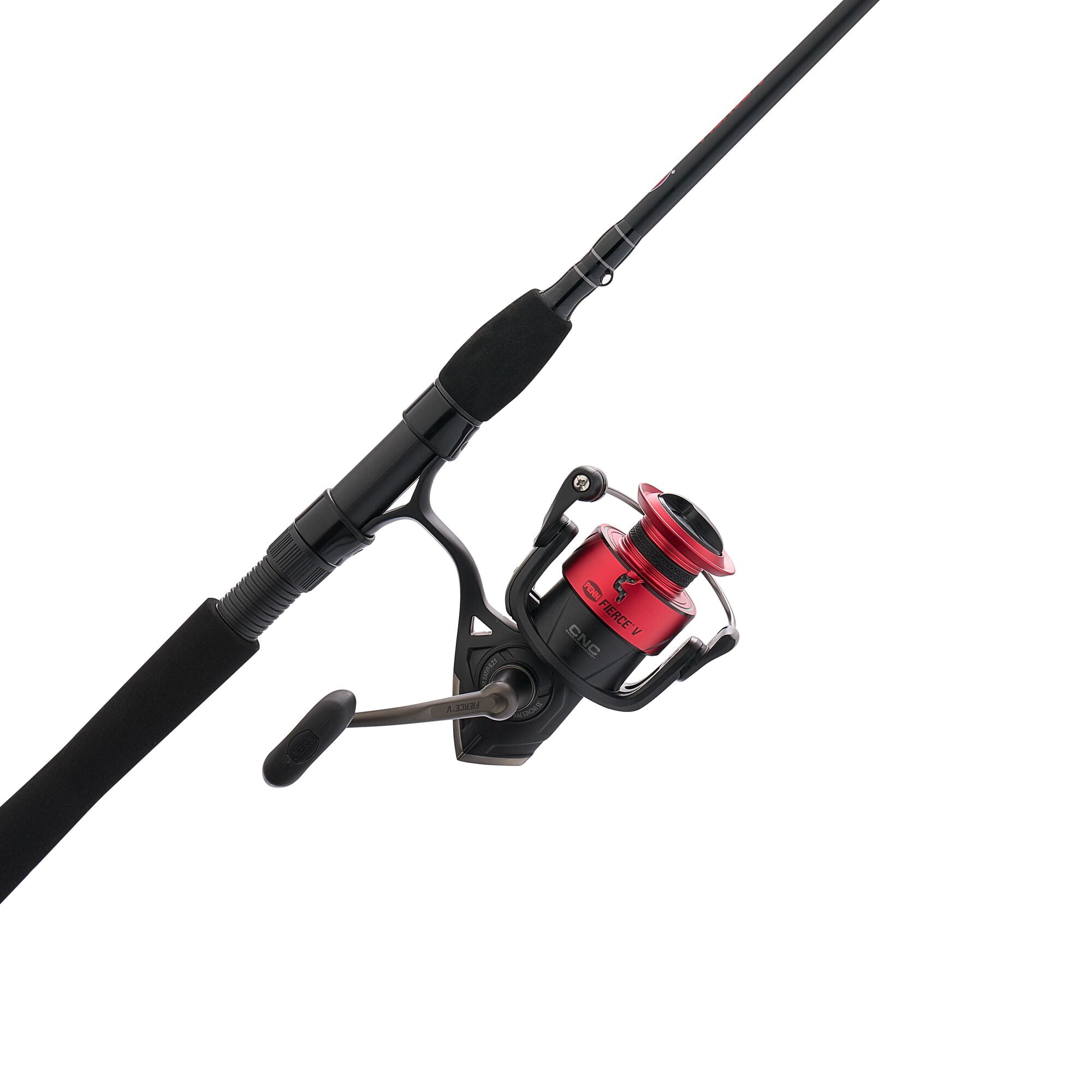 PENN Fierce® V Travel Combo, 7' 3-pc Medium Light Fishing Rod, 3000-Size Reel