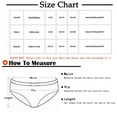 thumbnail image 2 of Bigersell Women's Thermal Underwear Clearance Womens Cheeky Panties Bikini Panty Style P-717 Spandex Thong Panties High Waisted Thong Briefs High Waist Women's Bikini Panties Beige M, 2 of 4