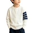 thumbnail image 2 of UACY Little Boys U-Neck Cardigan Button-up Knit Sweater Casual Outerwear, 2 of 6