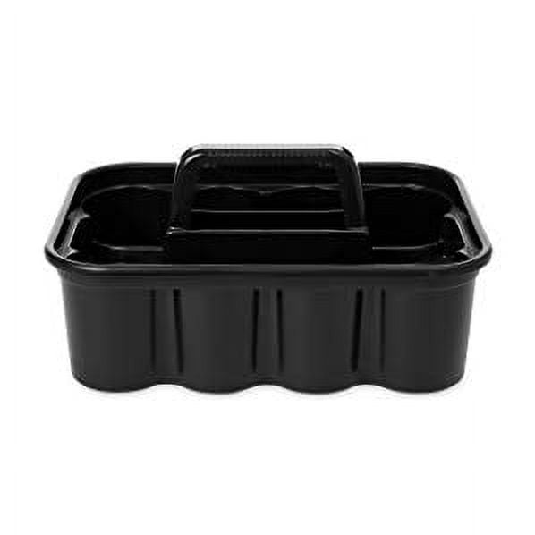 Rubbermaid Commercial Deluxe Carry Cleaning Caddy Black