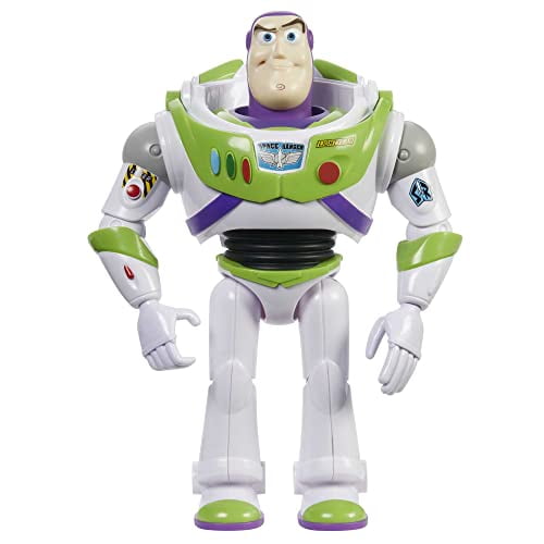 Disney Pixar Buzz Lightyear Large Action Figure 12 in Scale Highly Posable Authentic Detail, Toy Story Space Movie Collectable, Ages 3 Years & Up